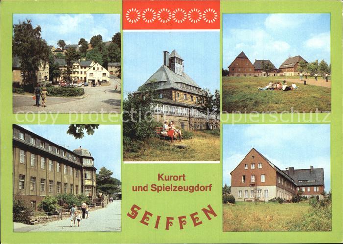 Seiffen Erzgebirge Spielzeugmuseum Ho-Gaststaette Buntes Haus FDGB Erholungsheim