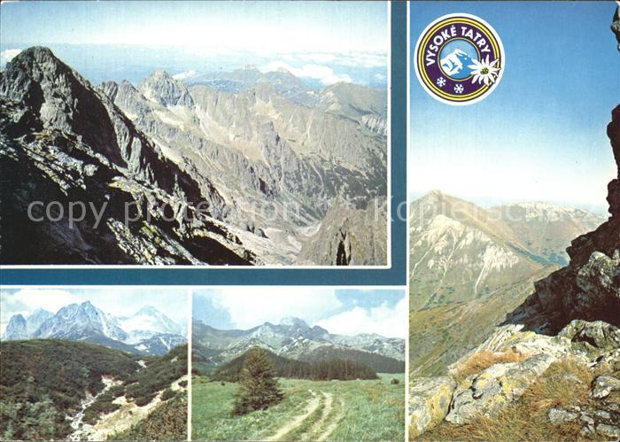 Vysoke Tatry Hohe Tatra Jastrabia veza a Jahnaci stit