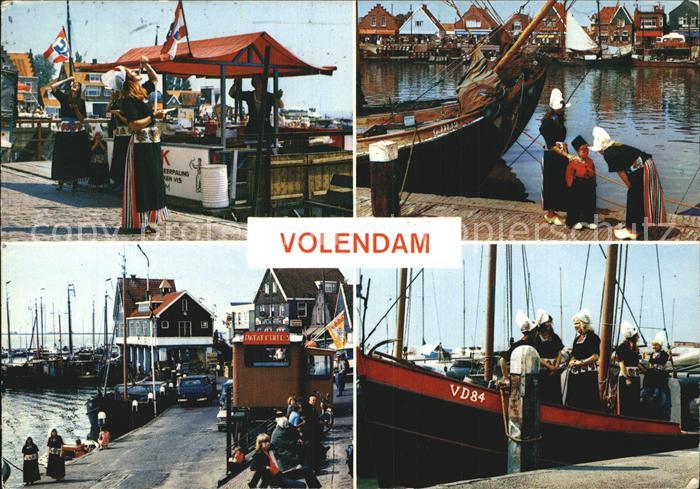 Volendam hollaendische Boote Trachten