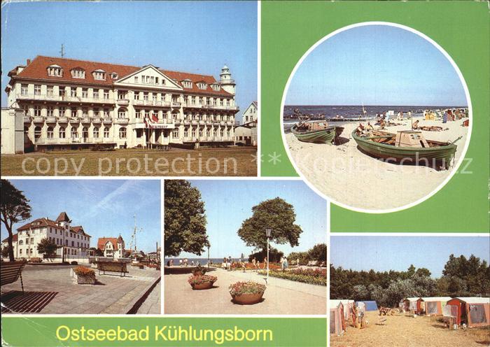 Kuehlungsborn Ostseebad Ostseebad FDGB Erholungsheim Jochen Weigert Campingplatz