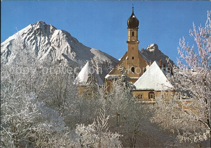 Fuessen Allgaeu Franziskanerkirche Rossberg Aggenstein