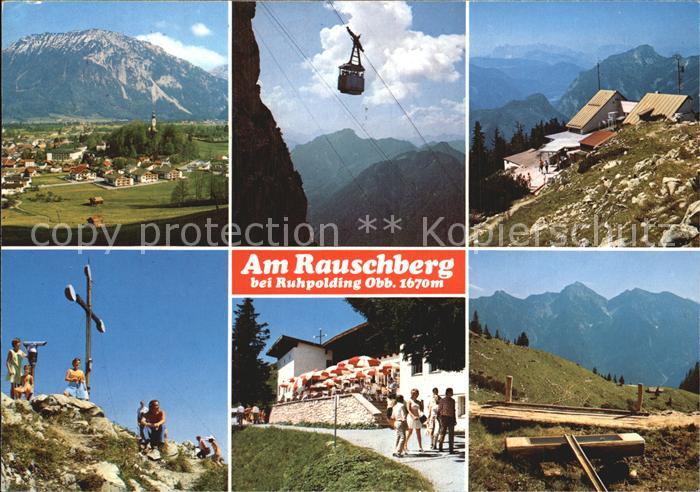 Ruhpolding Bayern am Rauschberg Rauschbergbahn Sonntagshorn