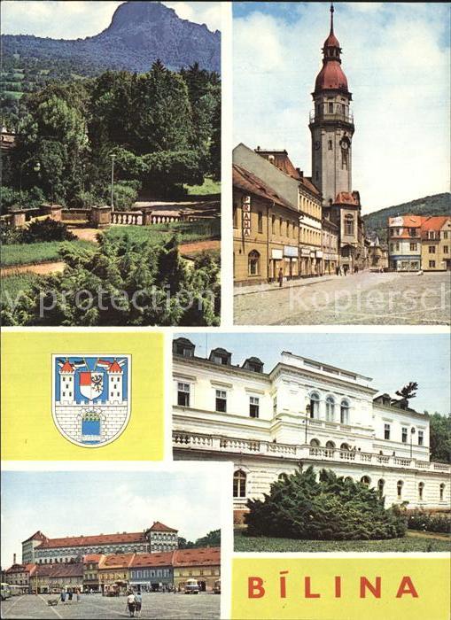 Bilina Bilin Tschechien Ortsansichten