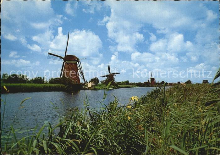 Kinderdijk Dutch Windmill Hollandse Molen