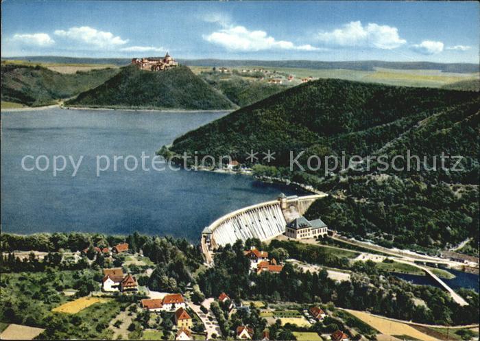 Edertal Edertalsperre Edersee Sperrmauer