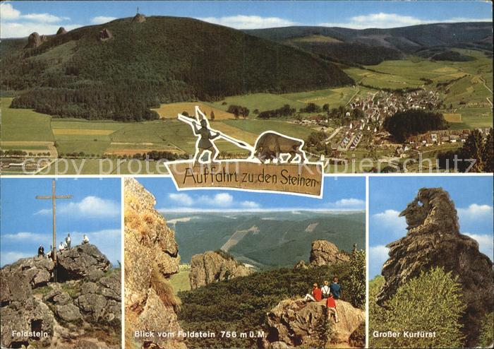 Bruchhausen Sauerland Bruchhauser Steine Feldstein Grosser Kurfuerst