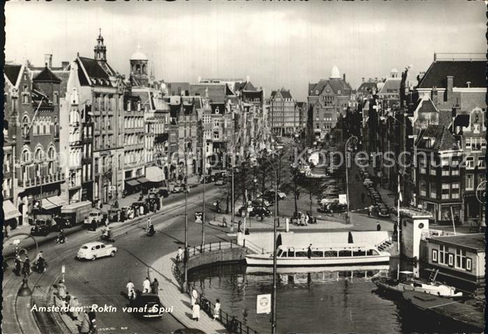 Amsterdam Niederlande Rokin vanaf spui