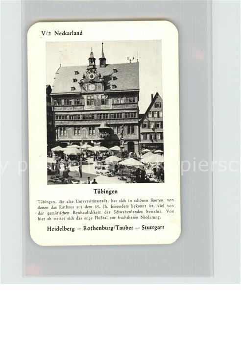 TueBINGEN BW Neckarland Heidelberg-Rothenburg/Tauber-Stuttgart