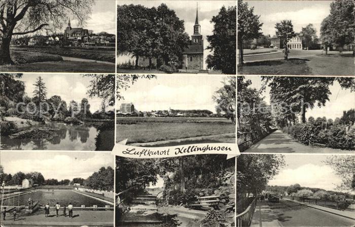 Kellinghusen Teilansichten Kirche Schwimmbad Landschaft