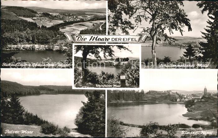 Daun Eifel Die Maare der Eifel Waldcafe am Gemuendener Maar