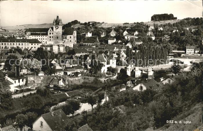 Diez Lahn Ortsansicht mit Kirche