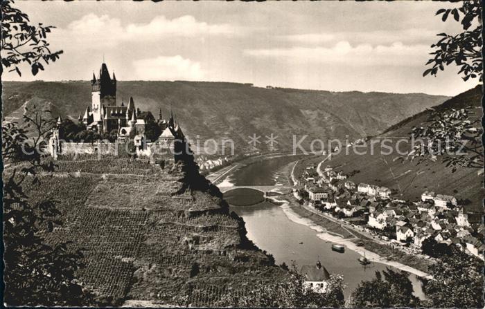 Cochem Mosel Panorama Moseltal Reichsburg Weinberge
