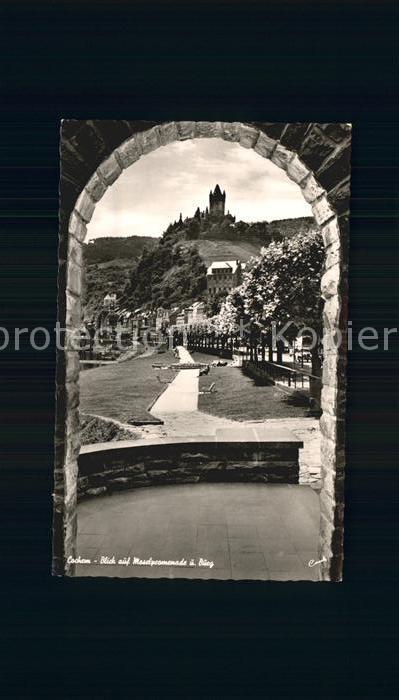 Cochem Mosel Torbogen Moselpromenade Reichsburg