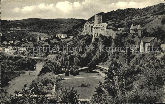 Heimbach Eifel Panorama Luftkurort an der Rur Burg