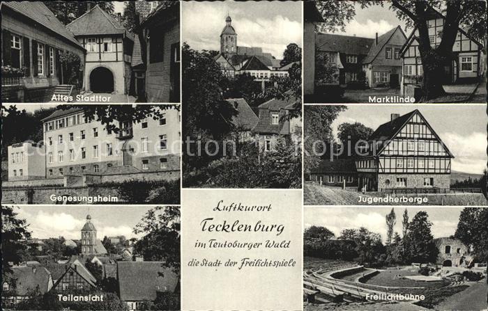 Tecklenburg Steinfurt NRW Stadttor Kirche Marktlinde Jugendherberge Freilichtbue