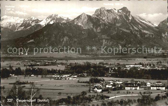 Degerndorf Inn Panorama Luftkurort Inntal mit Wendelstein Bayerische Alpen