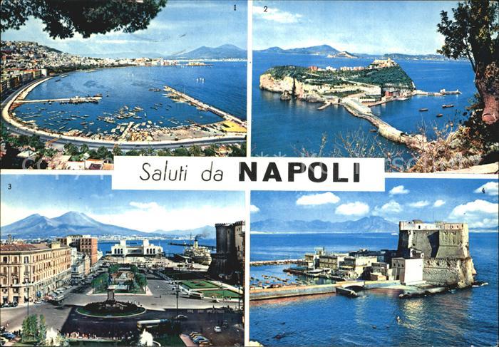 Napoli Neapel Via Caracciolo e Mergellina Nisida Piazza Municipio Stazione Marit