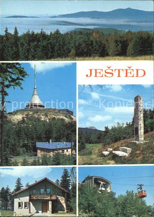 Jested Panorama Jeschkengebirge Hotel Jested Bergbahn