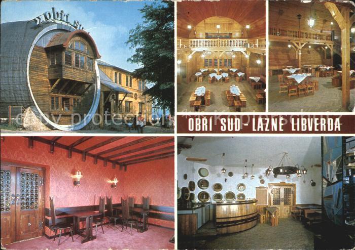 Lazne Libverda Restaurace Obri sud Riesenfass Restaurant