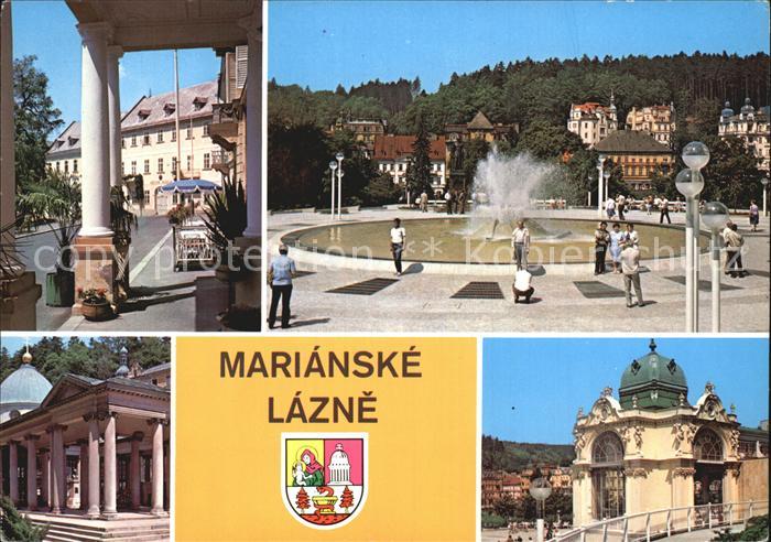 Marianske Lazne Mestskemu muzeu Kolonada M Gorkeho Zpivajici fontana Krizovy pra