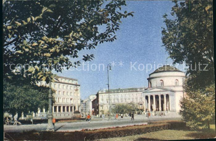 Warszawa Plac Trzech Krzyzy Platz der drei Kreuze