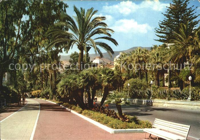 Ospedaletti Via Aurelia e Paseggiata Promenade Palmen