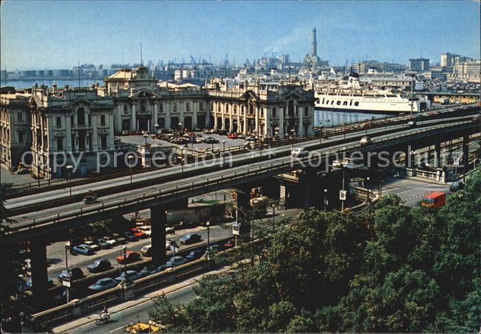 Genova Genua Liguria Stazione Marittima Hafengebaeude