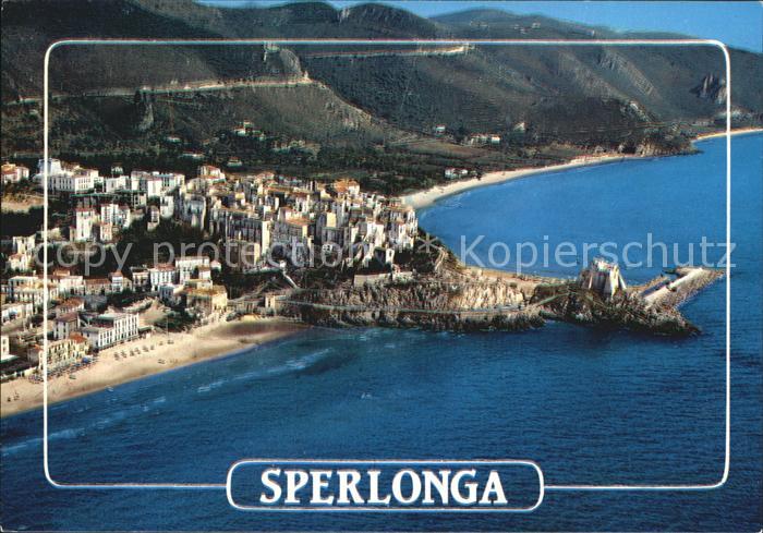 Sperlonga Latina Kueste Fliegeraufnahme