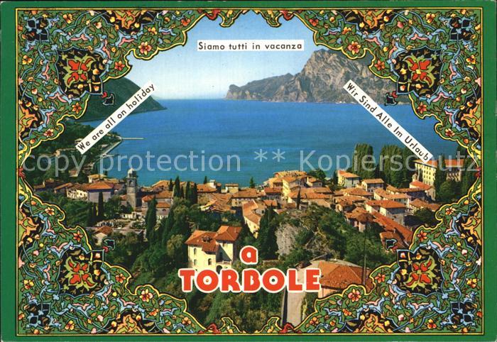 Torbole Lago di Garda Panorama Gardasee