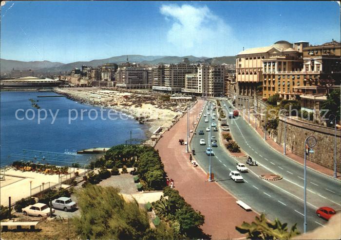 Genova Genua Liguria Corso Italia Spiaggia Foce e Mostra del Mare