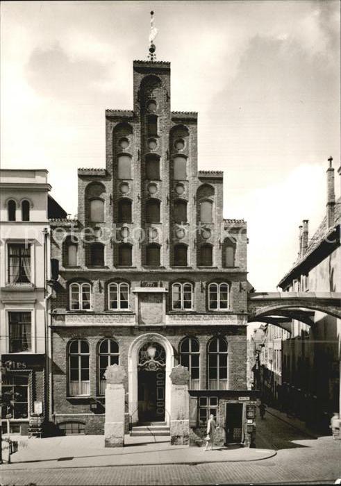 LueBECK CITY Haus der Schiffergesellschaft anno 1535 Giebel