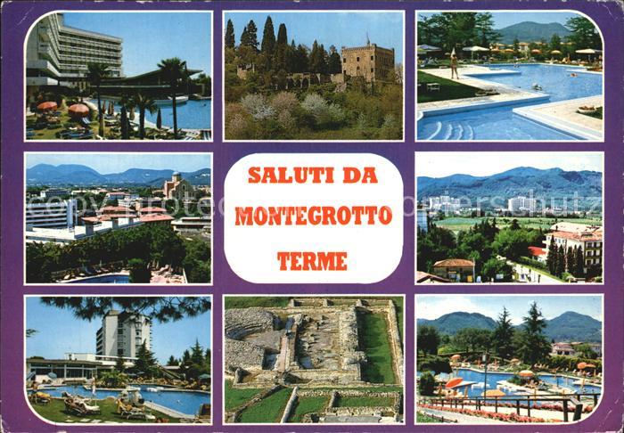 Montegrotto Terme Thermalbad Hotels Burg Amphitheater Ruine