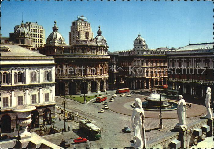 Genova Genua Liguria Piazza de Ferrari Platz