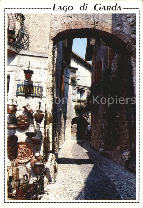 Malcesine Lago di Garda Angolo pittoresco Malerischer Winkel Gasse