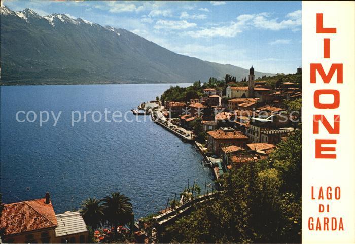 Limone sul Garda Panorama Gardasee Alpen