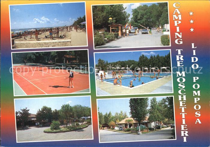 Lido di Pomposa Camping Tre Moschettieri Tennis Swimming Pool