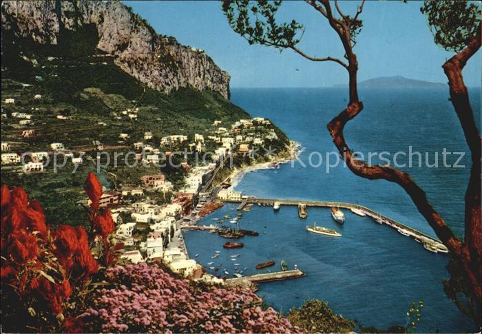 Capri Panorama Kueste Hafen