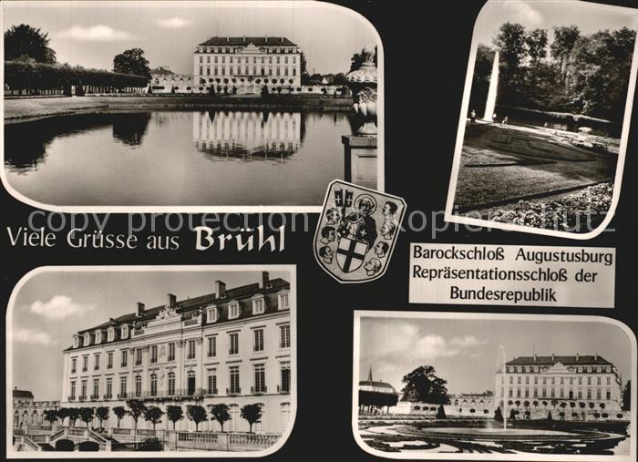 Bruehl Rheinland Barockschloss Augustusburg Repraesentationsschloss der Bundesre