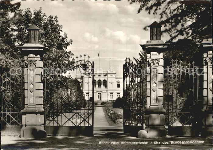 Bonn Rhein Villa Hammerschmidt Sitz des Bundespraesidenten
