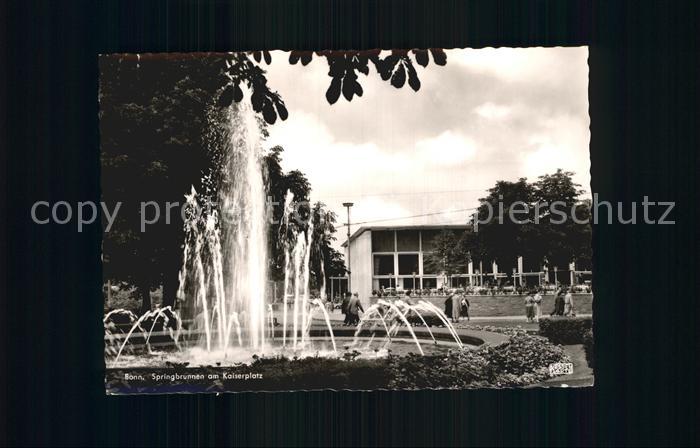 Bonn Rhein Springbrunnen am Kaiserplatz