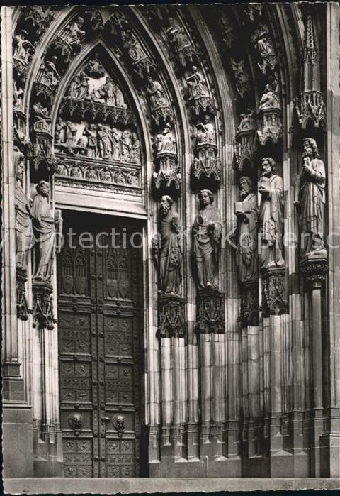 Koeln Rhein Petrus Portal Koelner Dom