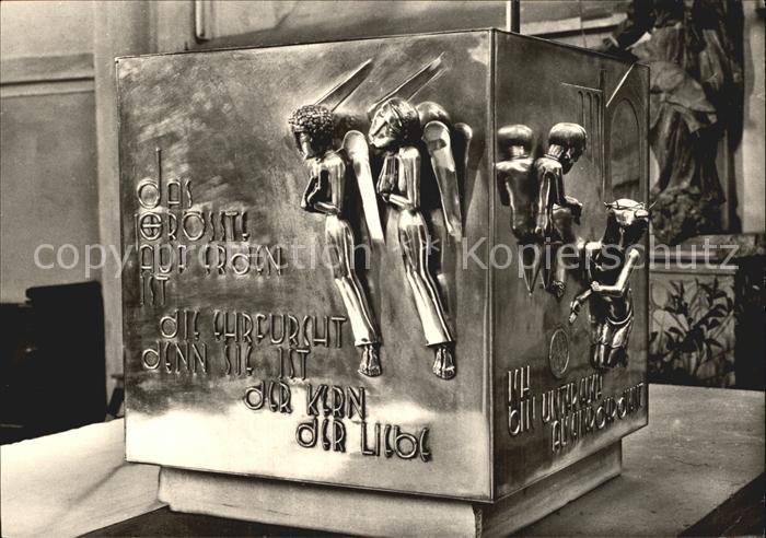 Marienthal Hamminkeln Tabernakel von Hein Wimmer Epistelseite und Rueckseite Klo
