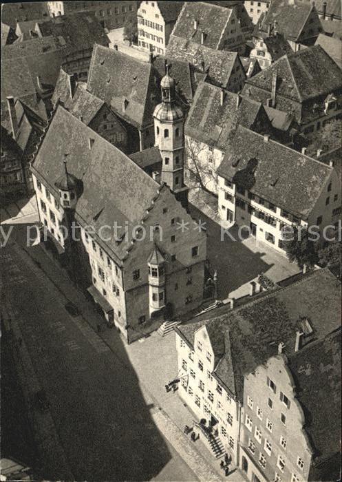 Noerdlingen Altstadt Fliegeraufnahme Jahrweiser Deutsches Wandern 1958