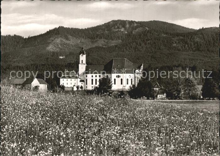 Steingaden Oberbayern Die Wies Wallfahrtskirche ehem. Kloster Blumenwiese Huber