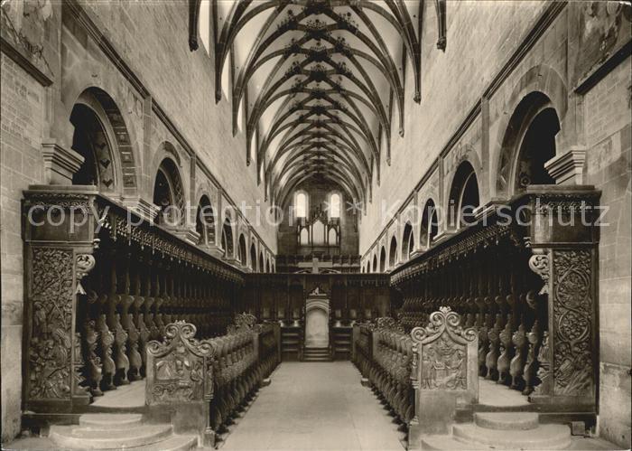Maulbronn Klosterkirche mit Herrenchor