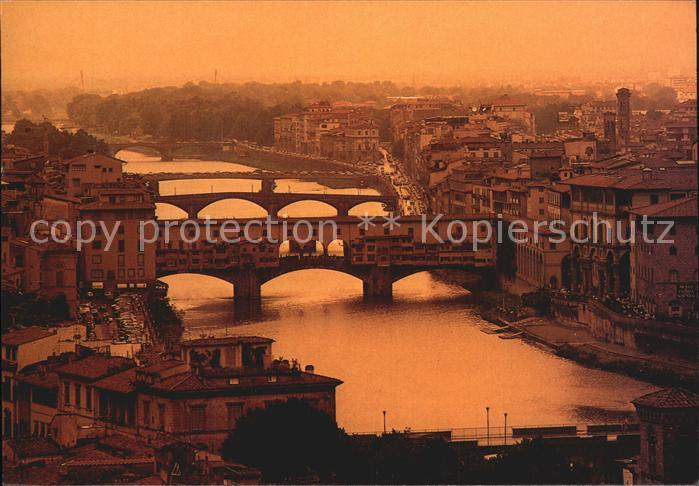 Firenze Florenz Ponti sull Arno Bruecken