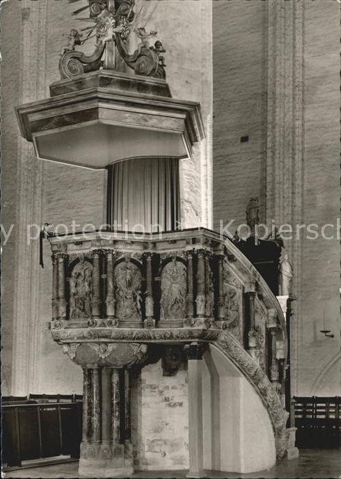 HAMBURG  CITY Hauptkirche St Jakobi Kanzel