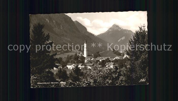 Pfronten Ostallgaeu Bayern Teilansicht