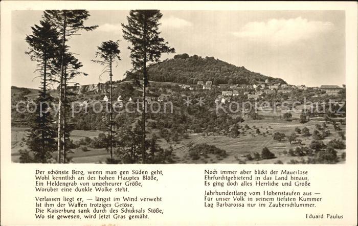 Hohenstaufen Vers