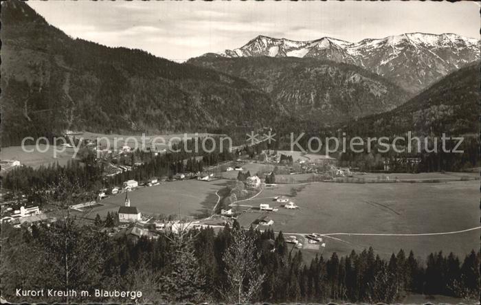 Kreuth Bad Fliegeraufnahme Blauberge
